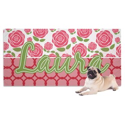Roses Dog Towel (Personalized)