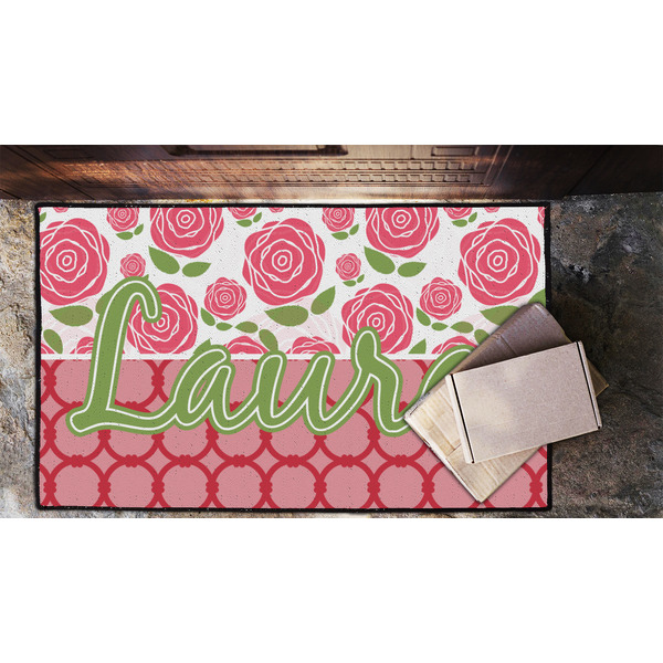 Roses Door Mat - LIFESTYLE (Lrg)