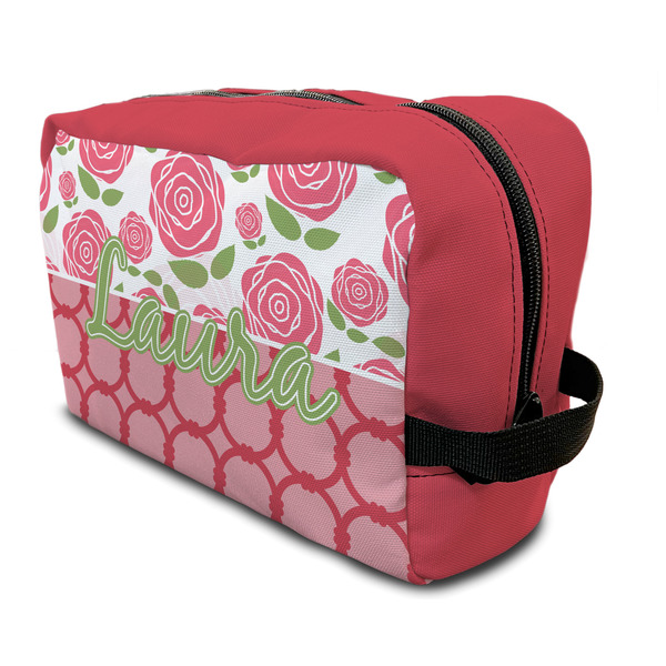 Custom Roses Toiletry Bag / Dopp Kit (Personalized)
