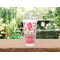 Roses Double Wall Tumbler with Straw Lifestyle