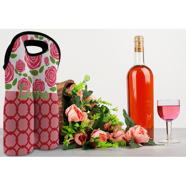 Roses Double Wine Tote - LIFESTYLE (new)