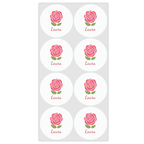 Roses Drink Topper - Medium - Set of 12