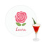 Roses Printed Drink Topper -  2.5" (Personalized)