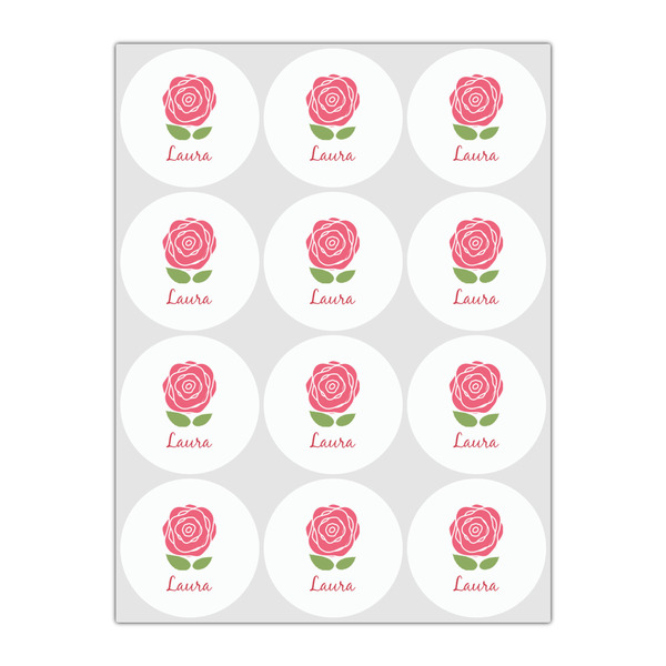Roses Drink Topper - Small - Set of 12