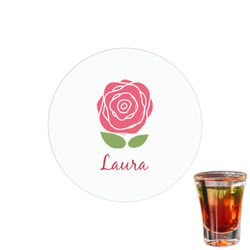 Roses Printed Drink Topper - 1.5" (Personalized)