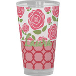 Roses Pint Glass - Full Color (Personalized)