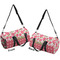 Roses Duffle bag large front and back sides