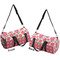 Roses Duffle bag small front and back sides
