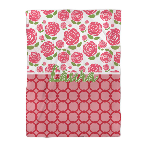 Roses Duvet Cover - Twin XL - Front