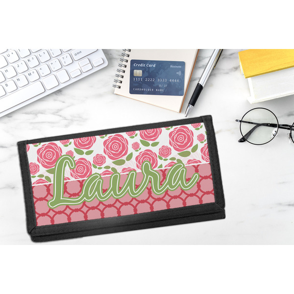 Roses DyeTrans Checkbook Cover - LIFESTYLE