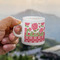 Roses Espresso Cup - 3oz LIFESTYLE (new hand)