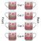 Roses Espresso Cup - 6oz (Double Shot Set of 4) APPROVAL