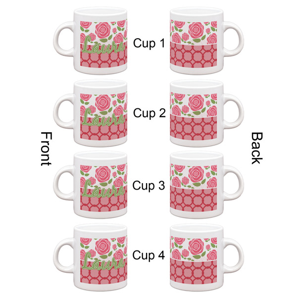 Roses Espresso Cup Set of 4 - Apvl