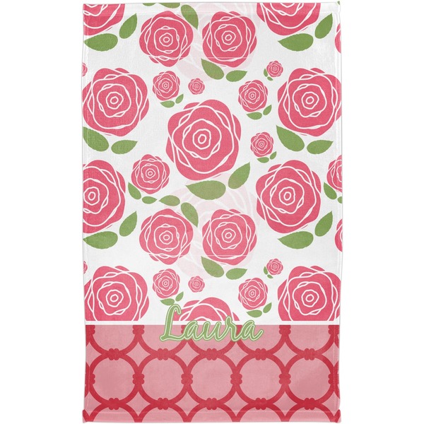 Roses Finger Tip Towel - Full View