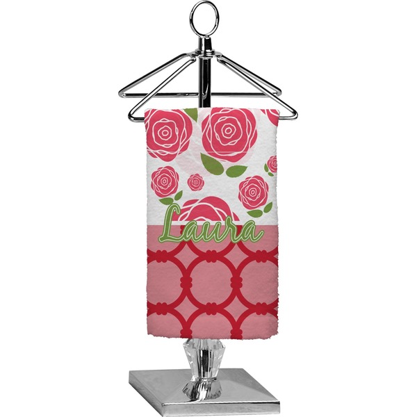 Custom Roses Finger Tip Towel - Full Print (Personalized)