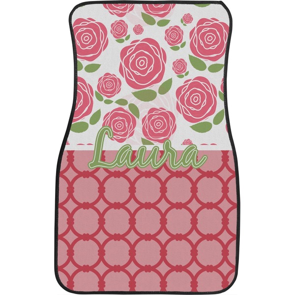 Roses Front Seat Car Mat