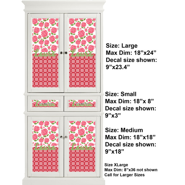Roses Full Cabinet (Show Sizes)