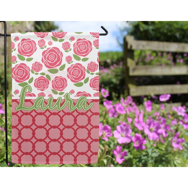 Roses Garden Flag - Outside In Flowers