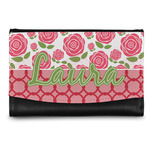 Roses Genuine Leather Women's Wallet - Small (Personalized)