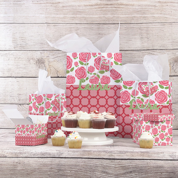 Roses Gift Bags - In Context