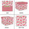 Roses Gift Boxes with Lid - Canvas Wrapped - Medium - Approval