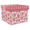 Roses Gift Boxes with Lid - Canvas Wrapped - X-Large - Front/Main