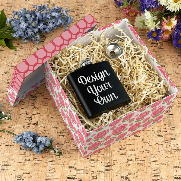 Roses Gift Boxes with Lid - Canvas Wrapped - X-Large - In Context