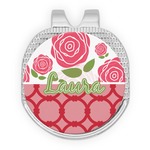 Roses Golf Ball Marker - Hat Clip - Silver
