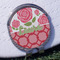 Roses Golf Ball Marker Hat Clip - Silver - Front