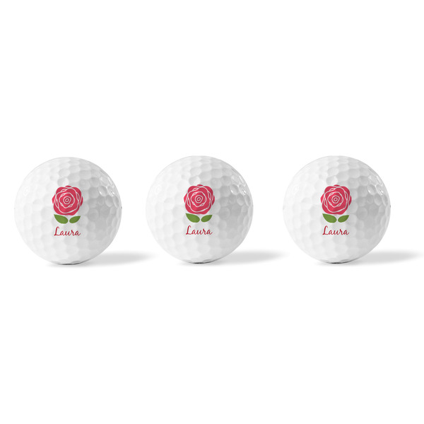 Roses Golf Balls - Generic - Set of 3 - APPROVAL