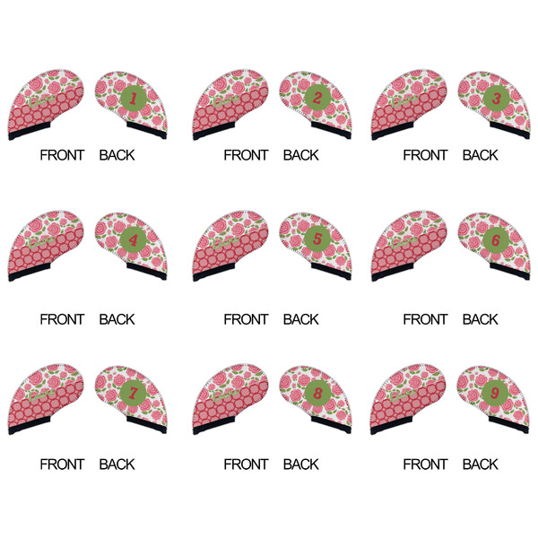 Roses Golf Club Covers - APPROVAL (set of 9)