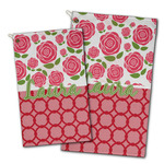 Roses Golf Towel - Poly-Cotton Blend w/ Name or Text