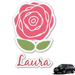 Roses Graphic Car Decal (Personalized)