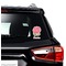 Roses Graphic Car Decal (On Car Window)
