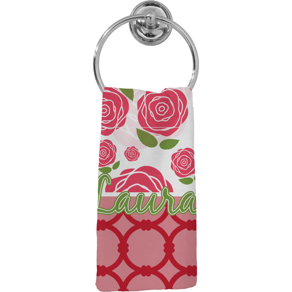 Custom Roses Hand Towel - Full Print (Personalized)