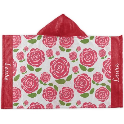 Roses Kids Hooded Towel (Personalized)