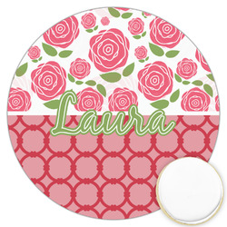 Roses Printed Cookie Topper - 3.25" (Personalized)