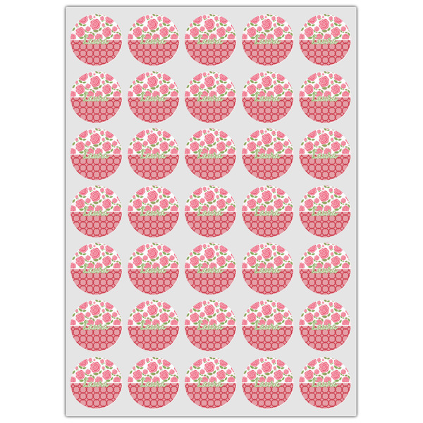 Roses Icing Circle - XSmall - Set of 35