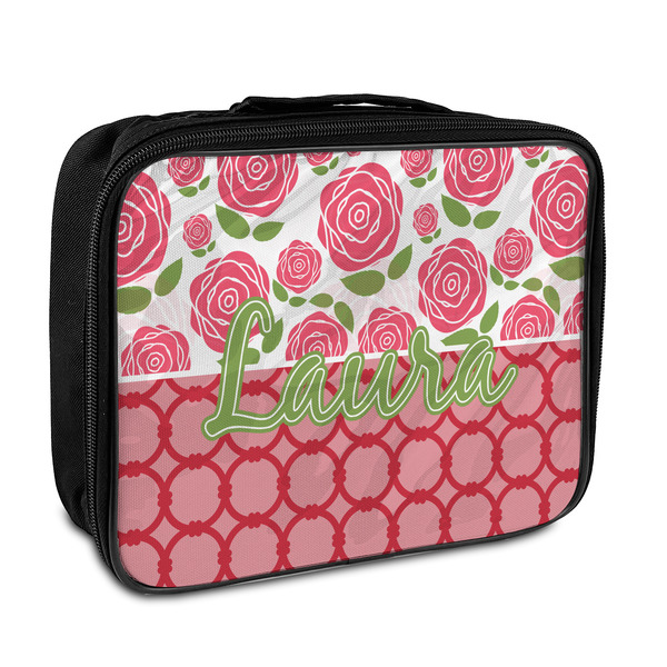 Custom Roses Insulated Lunch Bag (Personalized)