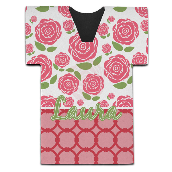 Custom Roses Jersey Bottle Cooler (Personalized)