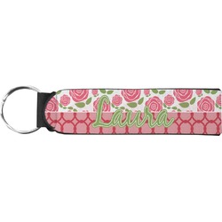 Roses Neoprene Keychain Fob (Personalized)