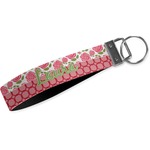 Roses Webbing Keychain Fob - Small (Personalized)