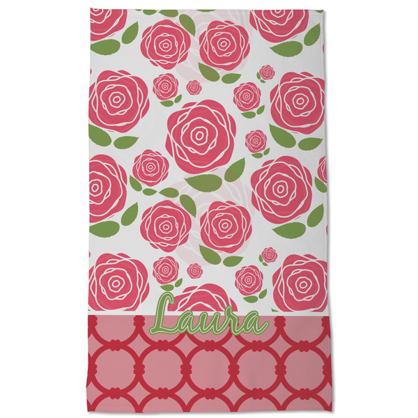 Roses Kitchen Towel - Poly Cotton - Full Front