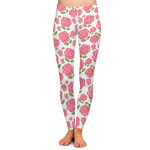 Roses Ladies Leggings - Extra Large