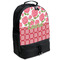 Roses Large Backpack - Black - Angled View