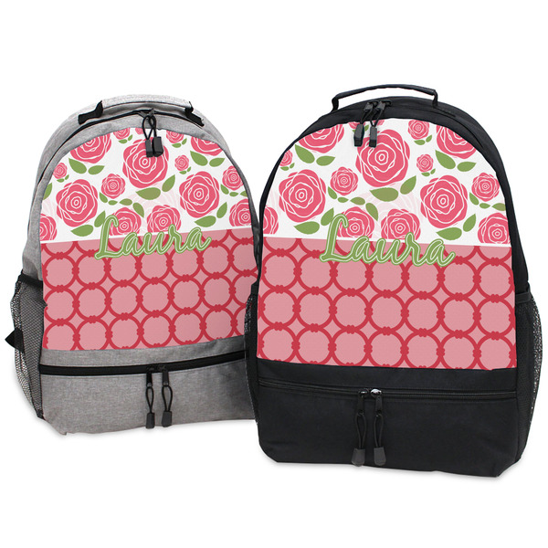 Roses Large Backpacks - Both