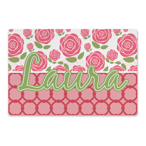 Custom Roses Large Rectangle Car Magnet (Personalized)