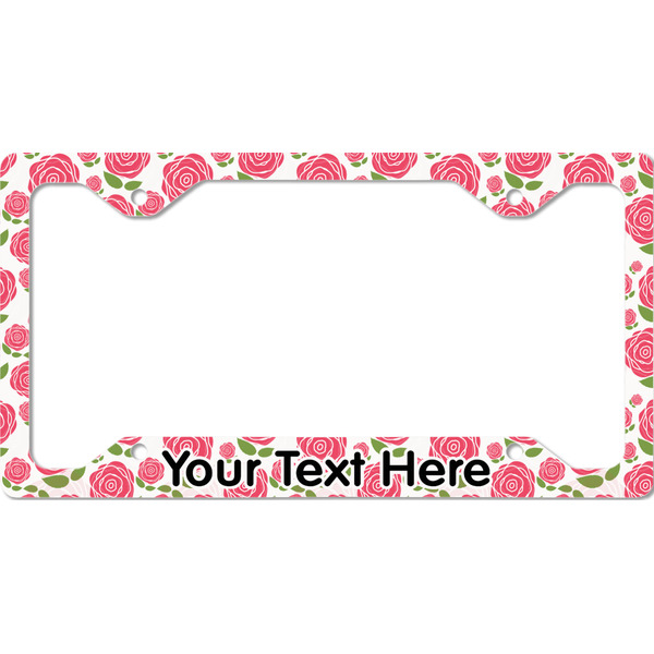 Roses License Plate Frame - Style C