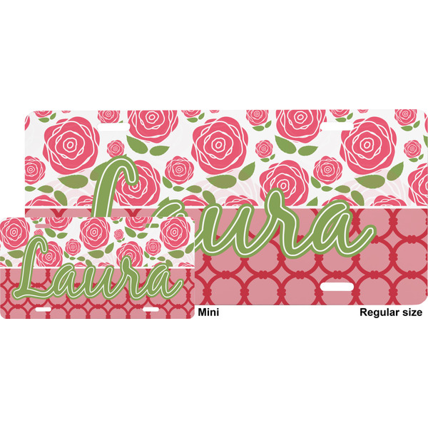 Roses License Plate (Sizes)