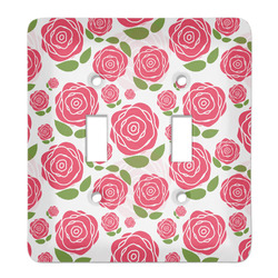 Roses Light Switch Cover (2 Toggle Plate)